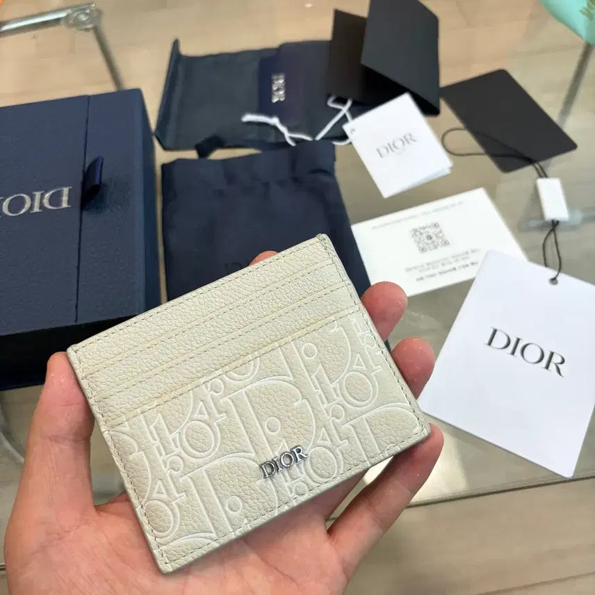 [BUNJANG] Dior Oblique Gravity Card Holder / {새상품급/풀구성}디올 오블리크 그래비티 카드지갑