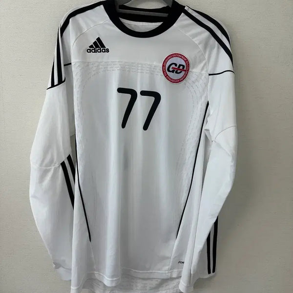 [BUNJANG] Adidas Long Sleeve Football Uniform #77 Size 95 / 아디다스 77번 긴팔 축구 유니폼 95
