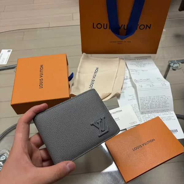 [BUNJANG] Louis Vuitton Aerogram Bi-fold Wallet / {새상품급/풀구성}루이비통 에어로그램 반지갑