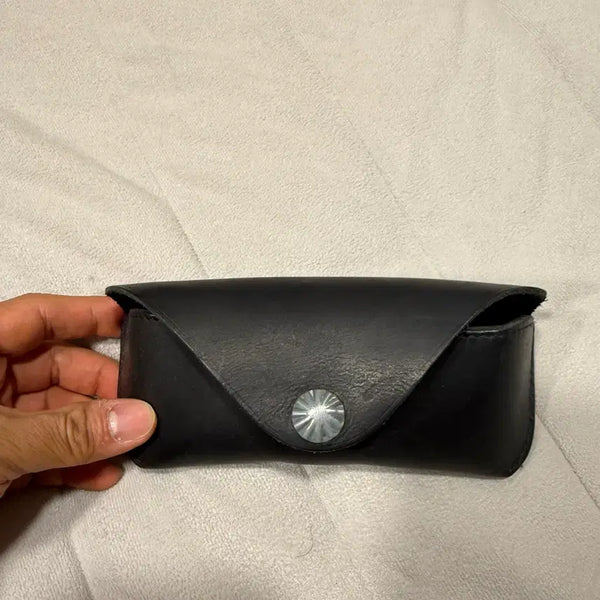 [BUNJANG] RRL Black Leather Glasses Case / RRL, 더블알엘, 가죽 안경 케이스, 블랙