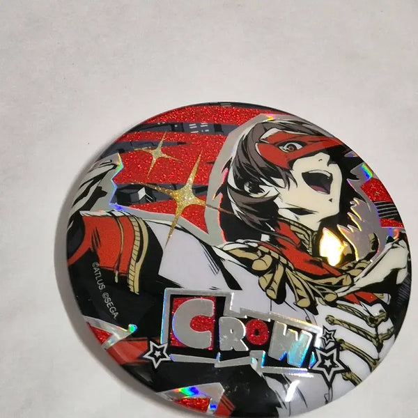 [BUNJANG] Persona 5 Goro Akechi Crow Can Badge / 페르소나5 아케치 고로 크로우 캔뱃지