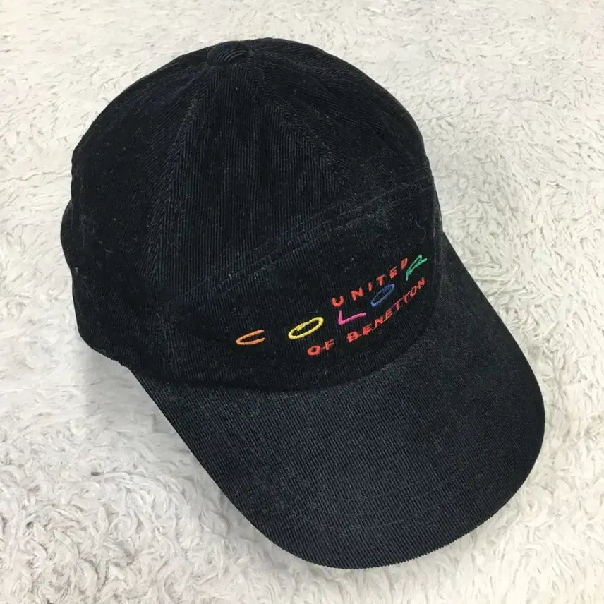 [BUNJANG] Benetton Corduroy Ball Cap Hat HH11 / 베네통 코듀로이 모자 볼캡 HH11