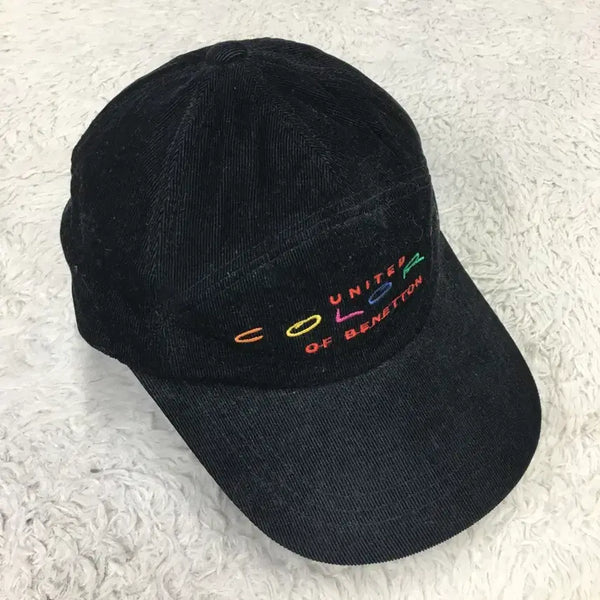 [BUNJANG] Benetton Corduroy Ball Cap Hat HH11 / 베네통 코듀로이 모자 볼캡 HH11