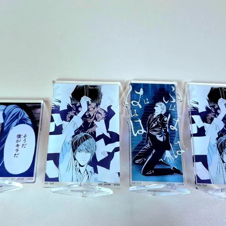 [BUNJANG] Death Note Light Yagami & Ryuk Acrylic Standee Bundle Set / 데스노트 라이토 류크 쿠지 아크릴 일괄판매