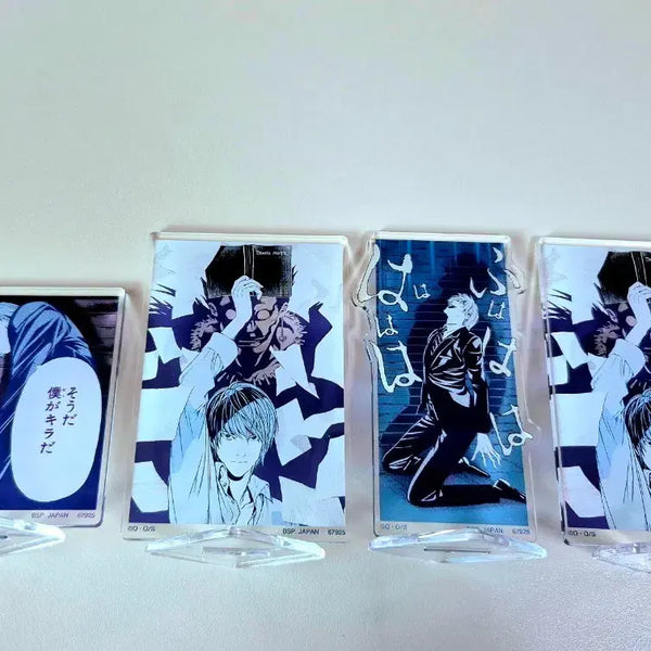 [BUNJANG] Death Note Light Yagami & Ryuk Acrylic Standee Bundle Set / 데스노트 라이토 류크 쿠지 아크릴 일괄판매
