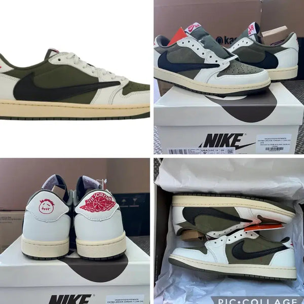 [BUNJANG] Nike Jordan 1 Low x Travis Scott Retro OG Reverse Olive / 나이키 조던 1 로우 x 트래비스 스캇 레트로 og