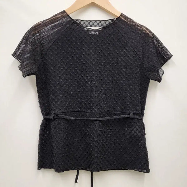 [BUNJANG] Type Service Mixed Ripple Strap T-Shirt / 타입서비스 믹스드 리플 스트랩 티셔츠