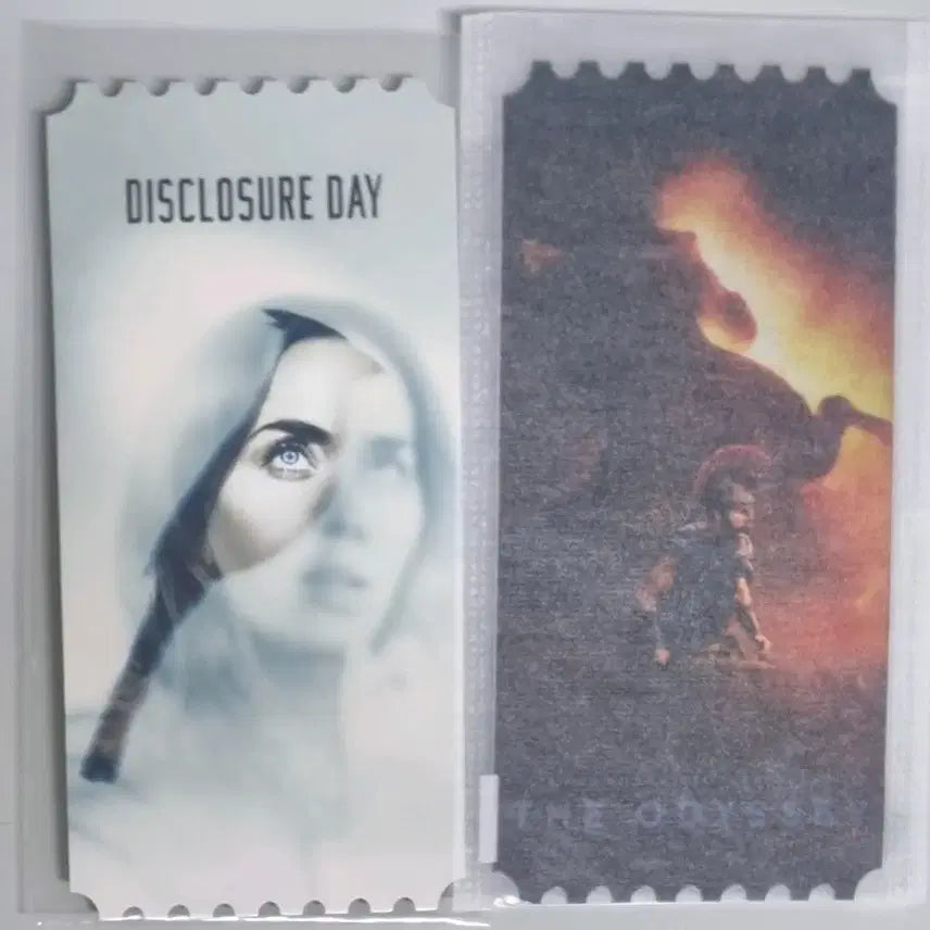 [BUNJANG] Megabox Odyssey & Disclosure Day Original Ticket Bundle / 메가박스 오디세이 +디스클로저데이 오리지널티켓 일괄양도