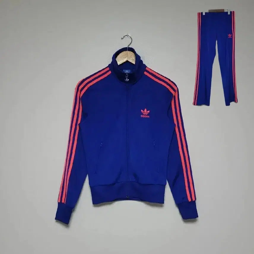 [BUNJANG] Adidas Firebird Tracksuit Set Blue / (85) ADIDAS 아디다스 셋업 파이어버드 져지 블루 트레이닝