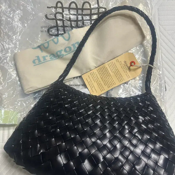 [BUNJANG] Dragon Diffusion Lozanne Black Shoulder Bag / 드래곤 디퓨젼 로잔나 블랙 숄더백