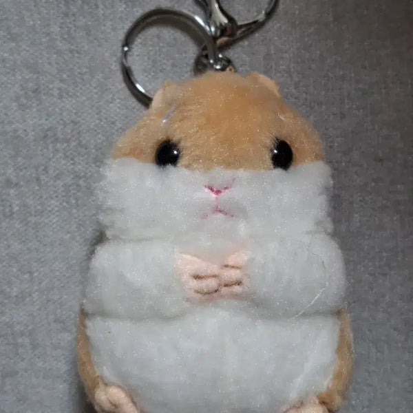 [BUNJANG] 5 Hamster Keychain Plush Dolls / 5 햄스터 키링 인형