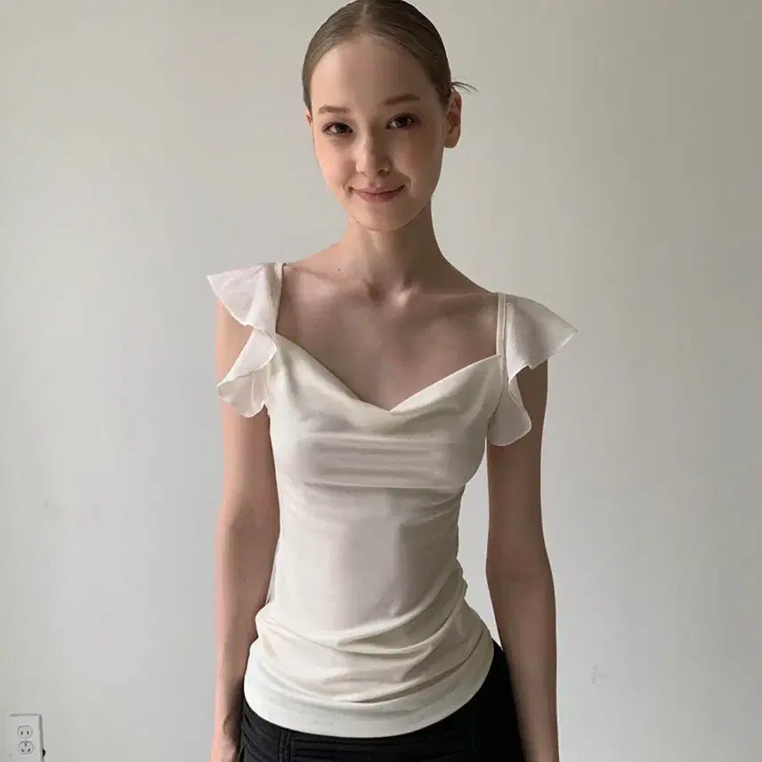 [BUNJANG] Test Mechanism Blouse - Size S / 테스트 메커니즘 블라우스 s