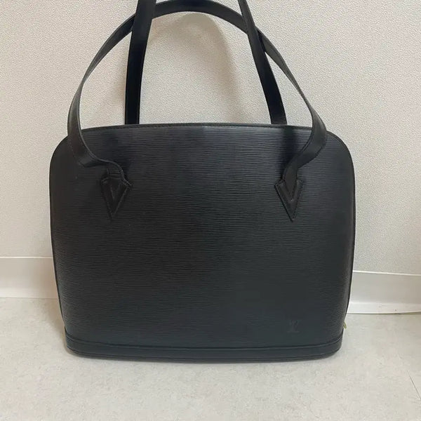 [BUNJANG] Louis Vuitton Epi Ryssac Black Tote/Shoulder Bag MM/OS / [정품] 루이비통 에피 뤼삭 블랙 토트/숄더백