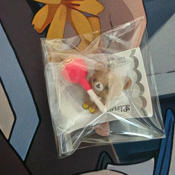 [BUNJANG] Rilakkuma Chupa Chups Gacha Single Item Chairoikoguma / (정품)리락쿠마 츄파춥스 가챠 단품 차이로이코구마