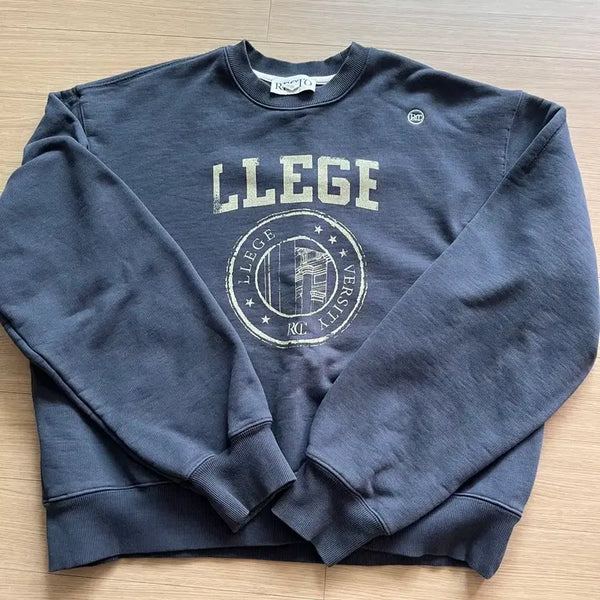 [BUNJANG] Recto Sweatshirt Charcoal / 렉토맨투맨 남자 차콜