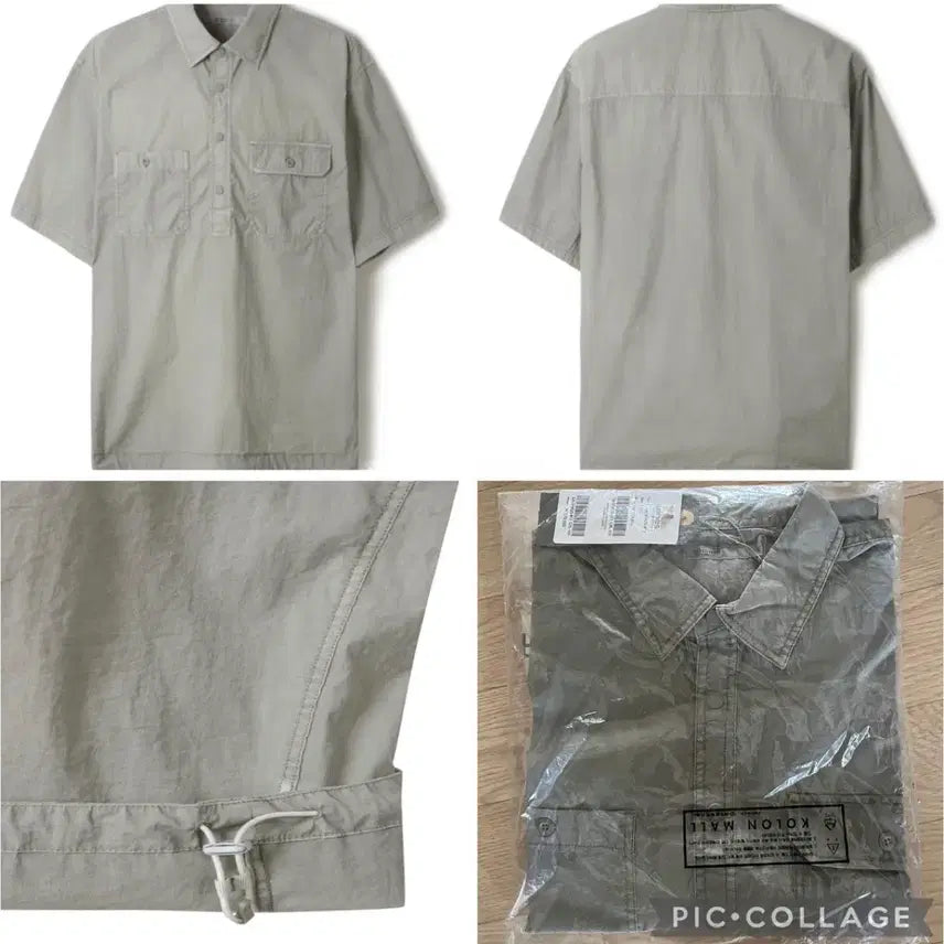 [BUNJANG] Series Anorak Short Sleeve Shirt / series 시리즈 아노락 반팔셔츠