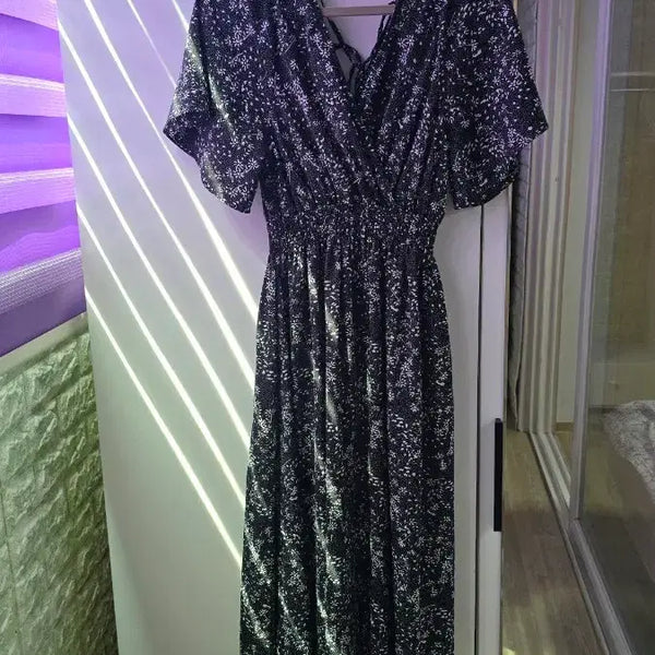 [BUNJANG] Women's Summer Floral Long Dress / 여성 여름 롱원피스