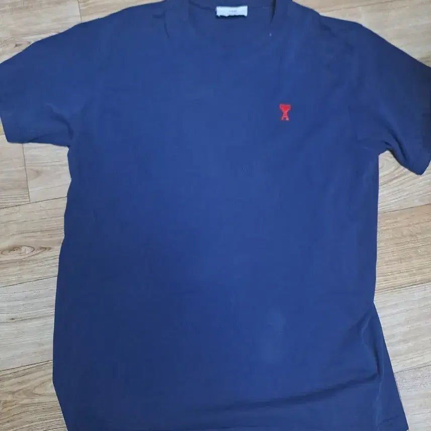 [BUNJANG] Ami Navy T-Shirt XL / 아미 네이비 반팔티(급처)XL