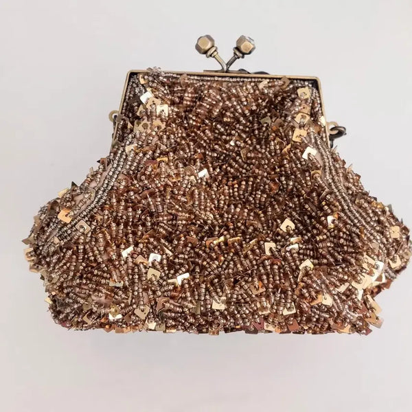 [BUNJANG] Beaded Sequin Tote Bag / 비즈 스팽글  토트백