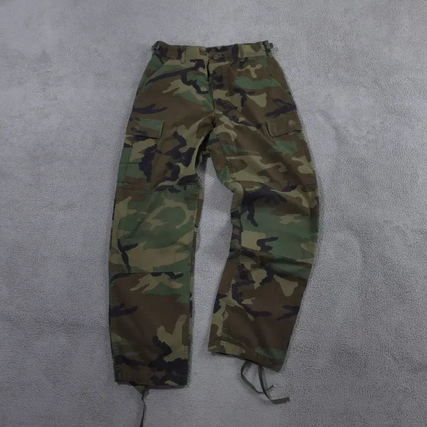 [BUNJANG] US Military Woodland Camo BDU Cargo Pants / US 미군 오리지널 우드랜드 카모 플라쥬 BDU 카고 팬츠