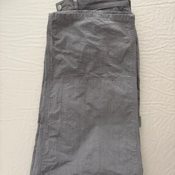 [BUNJANG] ENZZEN & MINDS Double Knee Painter Pants Medium Grey Purple / 엔즈앤드민즈 Double Knee Painter Pants