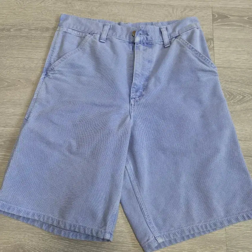 [BUNJANG] Carhartt Authentic Lavender Denim Shorts / 칼하트 정품 연보라색 데님 반바지