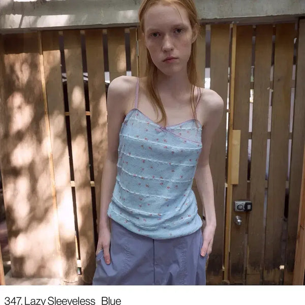 [BUNJANG] Nocontent Lazy Sleeveless Blue / 노컨텐츠 347. Lazy sleeveless_blue 레이지 슬리브리스