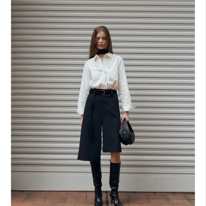 [BUNJANG] Rene J A-Line Asymmetric Skirt / 르네제이 A라인 언발란스 스커트