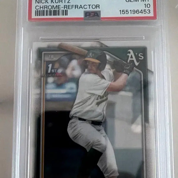 [BUNJANG] 2024 Bowman Draft Nick Kurtz Chrome Refractor Card PSA GEM MT 10 / 2024 보우먼 드래프트 닉 커츠 크롬 레플렉터 카드