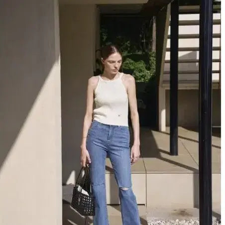 [BUNJANG] HAWA 25SS Slit Bootcut Jeans (S) / (새상품)하와HAWA 트임 부츠컷 S