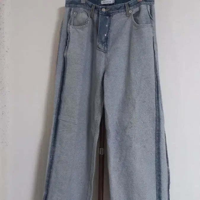 [BUNJANG] Light Denim Wide Pants / 라이트청 와이드 팬츠30~32인치
