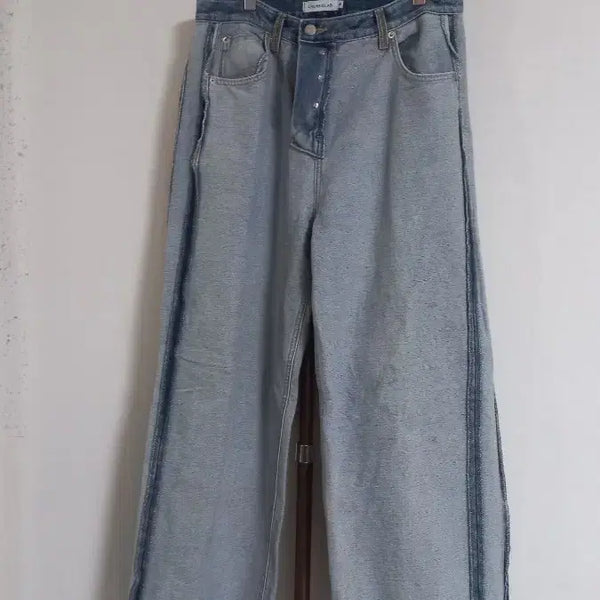 [BUNJANG] Light Denim Wide Pants / 라이트청 와이드 팬츠30~32인치