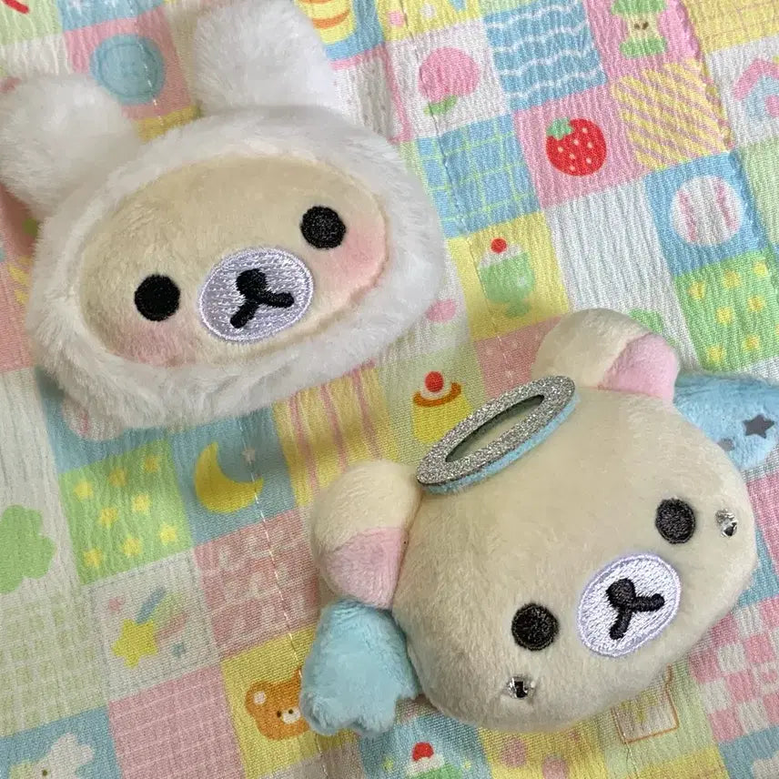 [BUNJANG] Rilakkuma Korilakkuma Full Series Angel Usagi Badge Bundle Set / 코리락쿠마 가득 시리즈 뱃지 우사기 천사 일괄