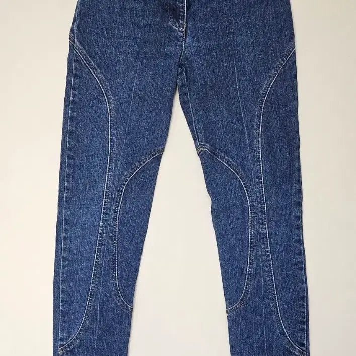 [BUNJANG] Stella McCartney Geometric Pattern Denim Pants / 스텔라 맥카트니 기하학 패턴 데님팬츠(55)