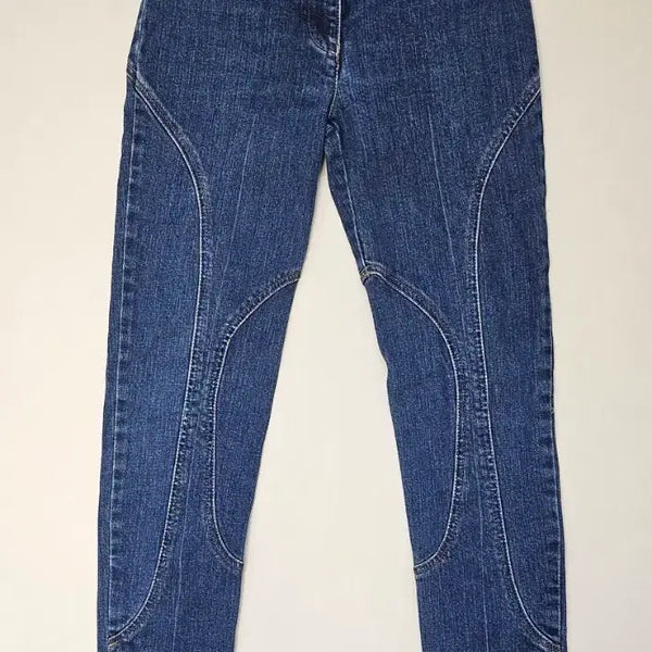 [BUNJANG] Stella McCartney Geometric Pattern Denim Pants / 스텔라 맥카트니 기하학 패턴 데님팬츠(55)