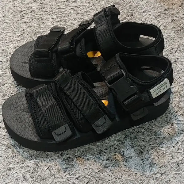 [BUNJANG] Suicoke Adjustable Strap Sandals Black / 수이코크 샌들