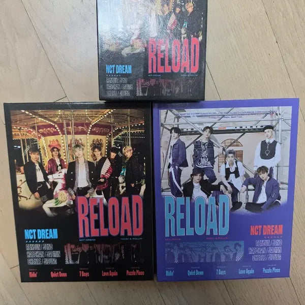[BUNJANG] NCT DREAM Reload Album 3 Versions Set / NCT DREAM RELOAD 앨범 3종 세트