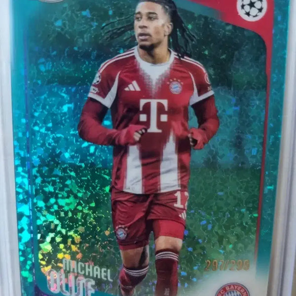 [BUNJANG] Topps Chrome Michael Olise Limited Edition Card #297/299 / 탑스 크롬 마이클 올리세 299한정