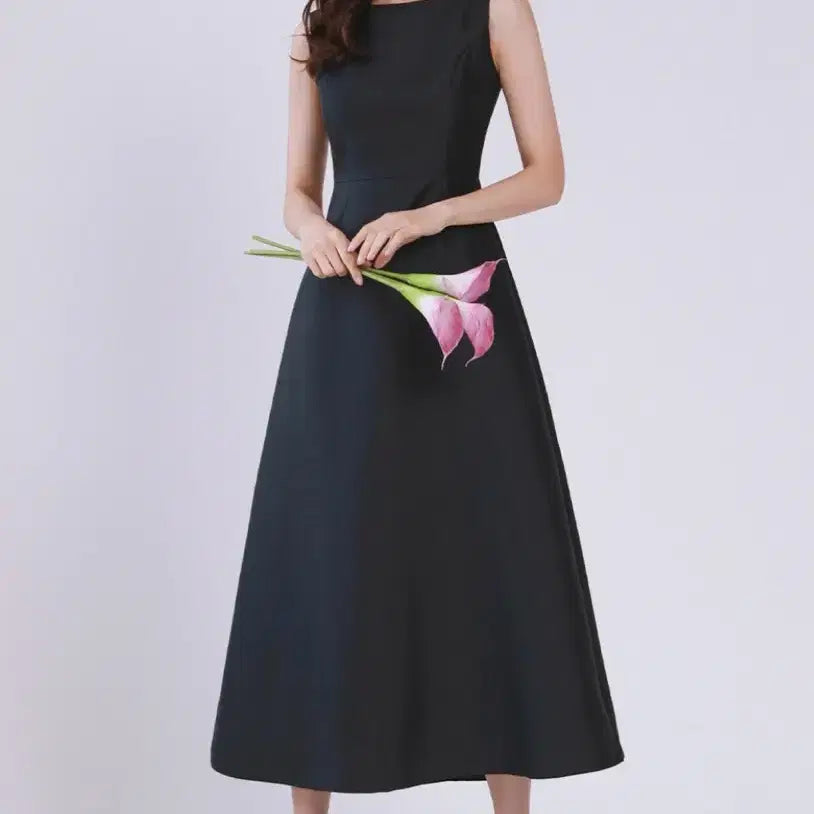 [BUNJANG] Bales Self-Wedding Black Dress - Size S / 베일즈 셀프웨딩 검정 드레스 S사이즈(1회 착용)