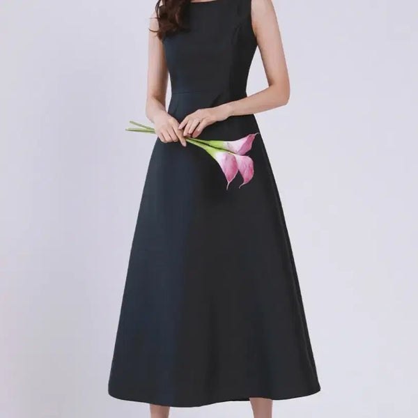 [BUNJANG] Bales Self-Wedding Black Dress - Size S / 베일즈 셀프웨딩 검정 드레스 S사이즈(1회 착용)