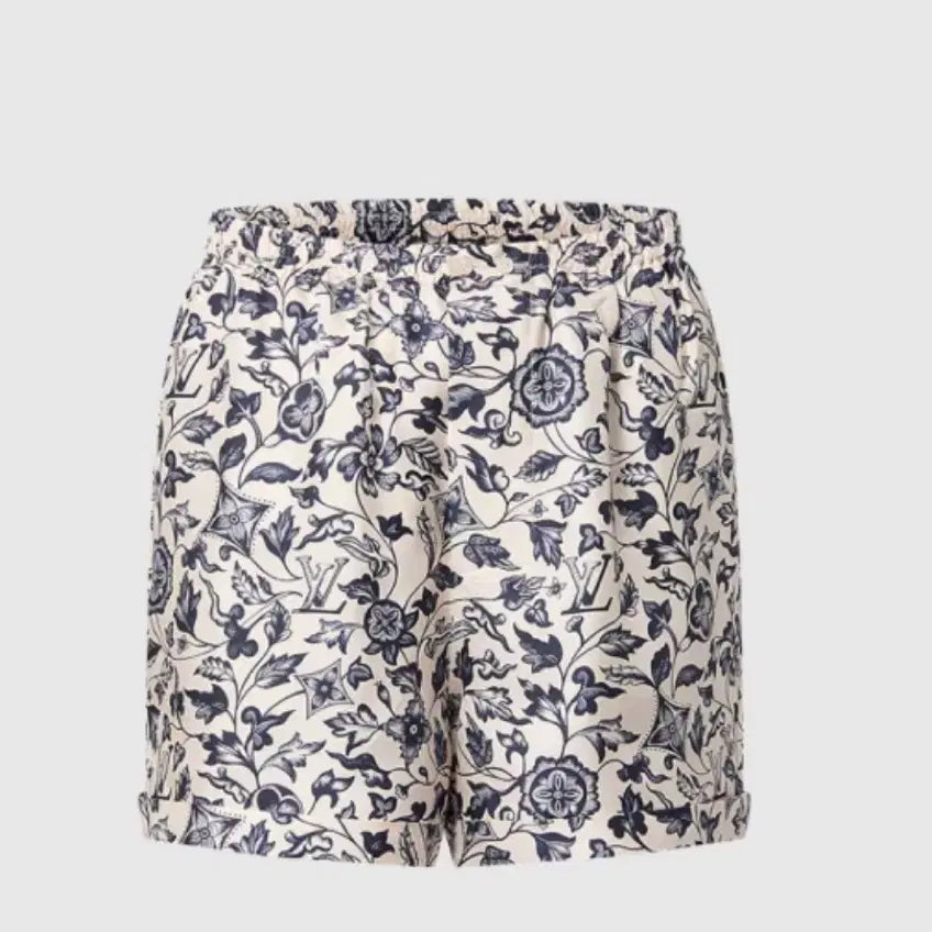[BUNJANG] Louis Vuitton Floral Pattern Shorts Size 36 / 루이비통 반바지 플로럴 패턴 36