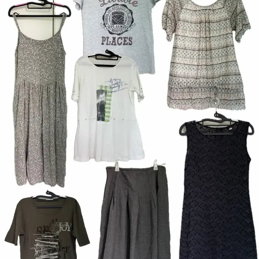 [BUNJANG] Vintage Clothing Set (7 Items Bundle) / 빈티지 코디 세트(7벌 일괄)