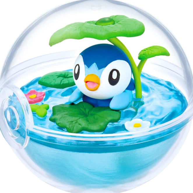 [BUNJANG] Pokemon Piplup Terrarium Re-Ment Figure / 포켓몬 팽도리 테라리움 리멘트 피규어