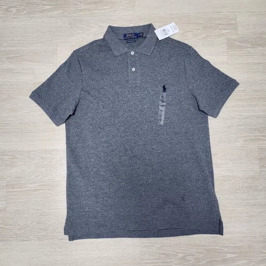[BUNJANG] Polo Ralph Lauren Short Sleeve Polo Shirt Charcoal Grey L-XL / 폴로 랄프로렌 반팔 카라티 챠콜그레이 L-XL