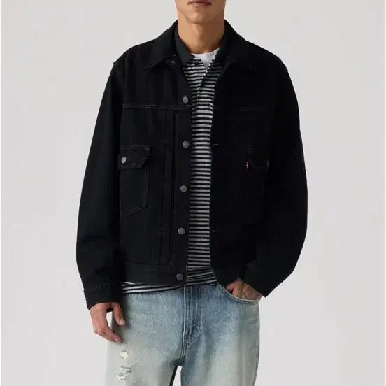 [BUNJANG] Levi's Type 2 Selvedge Denim Jacket L / 리바이스 타입2 셀비지 데님자켓 L