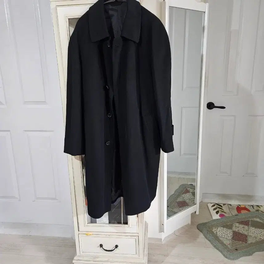 [BUNJANG] 100% Cashmere Black Coat / 캐시미어100 블랙코트 100