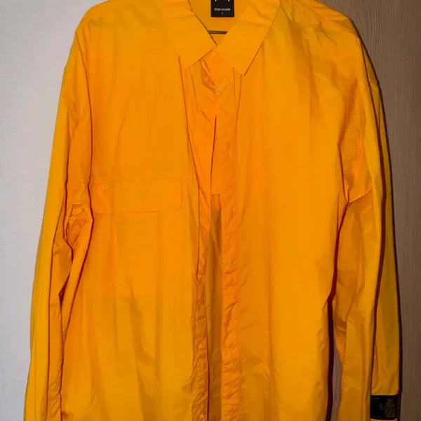 [BUNJANG] GOALSTUDIO Yellow Nylon Shirt / GOALSTUDIO Nylon Shirt (Yellow)