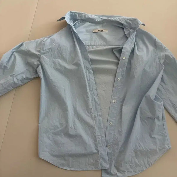 [BUNJANG] CodeU Sky Blue Shirt / 코드유 셔츠 하늘색 더바넷