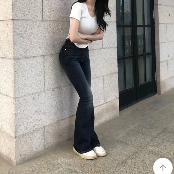 [BUNJANG] Aireve Bootcut Jeans / 아이레브 부츠컷 청바지