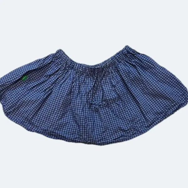 [BUNJANG] NOCONTENTS Layered Check Skirt / 노컨텐츠 레이어드 체크스커트
